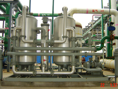 Industrial process gas